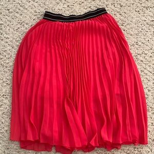 Topshop skirt (petite) eur 34 us 2 color: red/orange, used like new.